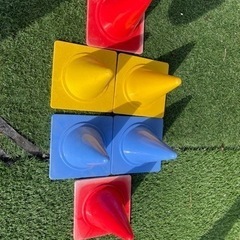 20cm カラーコーン パイロン トレーニング ローラースケート...