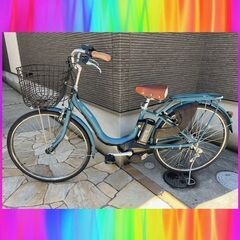 🌈美車🌈大容量12Ah🌈pas パスナチュラ　電動自転車　電動アシスト自転車　26インチ　中古  032914