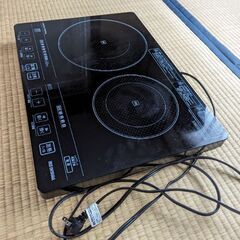 アイリスオーヤマ IHクッキングヒーター２口の画像