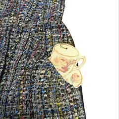 1度のみ着用　チェスティ Chesty 8S529 ノースリーブ　ジュエルツイードワンピースの画像