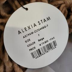 新品未使用❗タグ付き❗〖ALEXIA STAM〗アリシアスタン　ポンチョ　ニットの画像