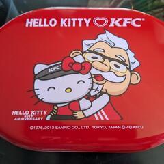 ※お話中【中古】HELLO KITTY♥KFC２段お弁当箱