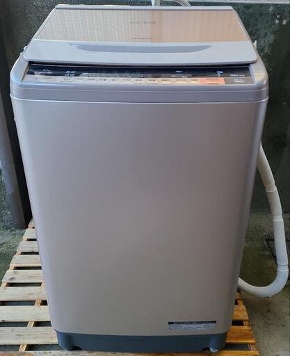 HITACHI 全自動洗濯機 10kg ビートウォッシュ お湯取りホース付き