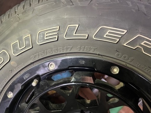 レイズのホイール　
275/65R17 4本セット 6穴 ランクル プラド ハイラックス等