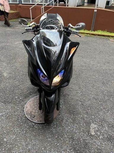 【YAMAHAマジェスティーc】SG03J 大人カスタム　エアロカスタムブラック