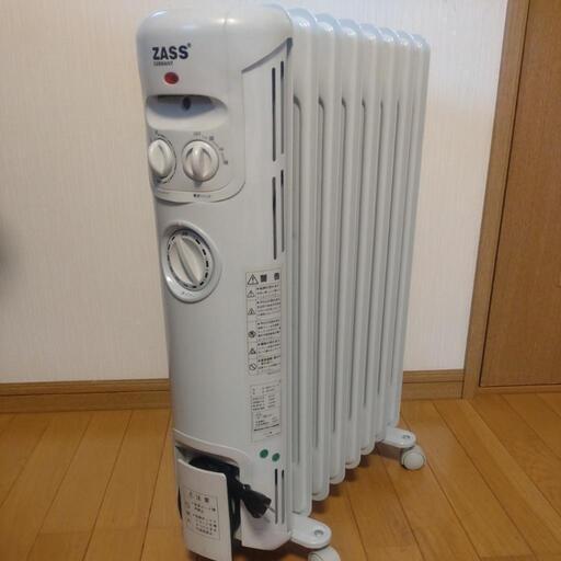 美品　ZASS GERNAMY 電気オイルヒーター ZR1208T　　ファンヒーター　空調家電 オイルヒーター