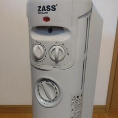 美品　ZASS GERNAMY 電気オイルヒーター ZR1208T　　ファンヒーター　空調家電 オイルヒーターの画像