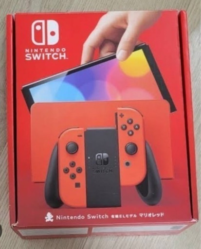 任天堂Switch 2台セット　マリオレッド、ホワイト　【新品】