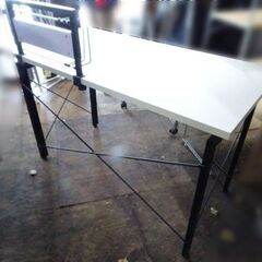 NITORI/ニトリ◆デスクワゴンセット サーヤ 机 本棚付き の画像