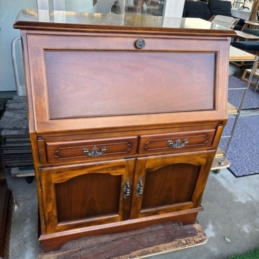 カリモク karimoku ライティングビューロー 収納デスク 収納 アンティーク調 インテリア