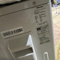 Hisense エアコン HA-S22DE9-W 6畳用 2021年製 H649の画像
