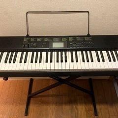 キーボード　スタンド付　ちょいジャンク