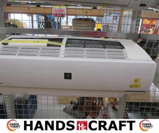 シャープ AY-F28D-W エアコン 2017年式 中古品 リモコン/室外機有 8～12畳用 【ハンズクラフト宜野湾店】