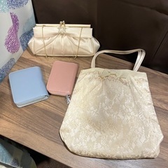 お呼ばれバッグ、財布、カードケース