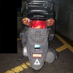 アドレス125 DT11A ブラックの画像