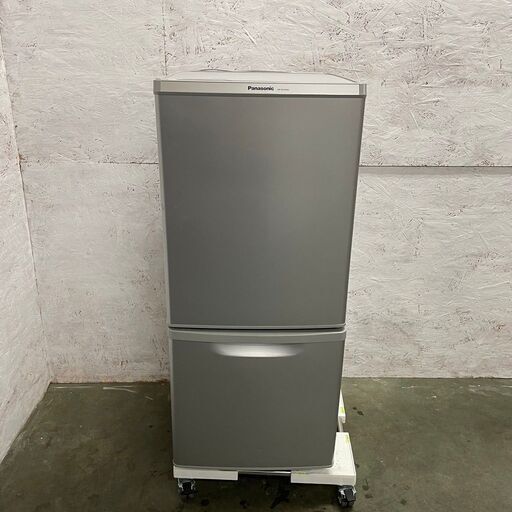 【Panasonic】 パナソニック ノンフロン冷凍冷蔵庫 2ドア 容量138L 冷凍44L 冷蔵94L NR-B149W-S 2016年製