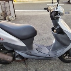 バイク スズキ　レッツ2 50cc 原付　メットイン　バイクスクーター　福岡市南区　実動の画像