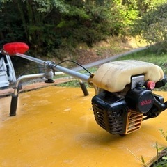 リョービ　草刈機EK-20 芝刈り機 刈払機芝刈機　ビーバー　セーフティカバー付き　実動RYOBIの画像