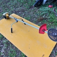 リョービ　草刈機EK-20 芝刈り機 刈払機芝刈機　ビーバー　セーフティカバー付き　実動RYOBIの画像