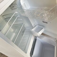 【格安】単身者向け 2ドア冷蔵庫 130L ハイセンス HR-D1302 2017年製 中古動作品 クリーニング済みの画像