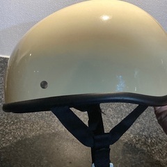 半ヘル　ヘルメット　白　ハーフ　半帽