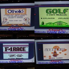 任天堂 GB ソフト オセロ ゴルフ F-1 パチスロ マリオランド2 ゲームボーイソフト まとめて 5本セット 遊戯確認済 札幌市 新道東店の画像