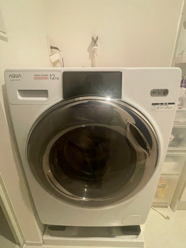 【引き取りに来ていただける方限定】ドラム式洗濯乾燥機　AQW-D12M