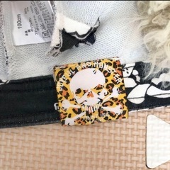 JAM ライダースジャケット風　100センチ　スウェット素材感　春アウター　秋 子供服　の画像
