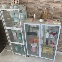 ガラス　ショーケース　2セット