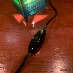 糸巻きみたいな照明の画像