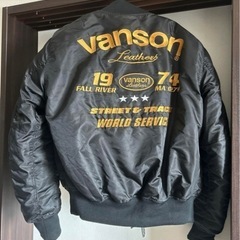 VANSON バンソン MA-1 ジャケット【L】新作