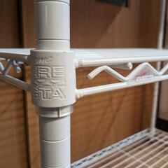 □ エレクター、スチールラック、HOME ERECTA、天板付き、山梨県