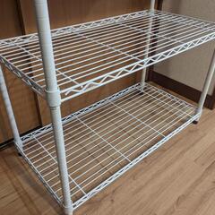 □ エレクター、スチールラック、HOME ERECTA、天板付き、山梨県