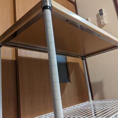 □ エレクター、スチールラック、HOME ERECTA、天板付き、山梨県