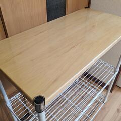 専用です。ホームエレクタ スチールラック 木製天板付き 高品質な家庭用スチールラック・業務用シェルフの通販