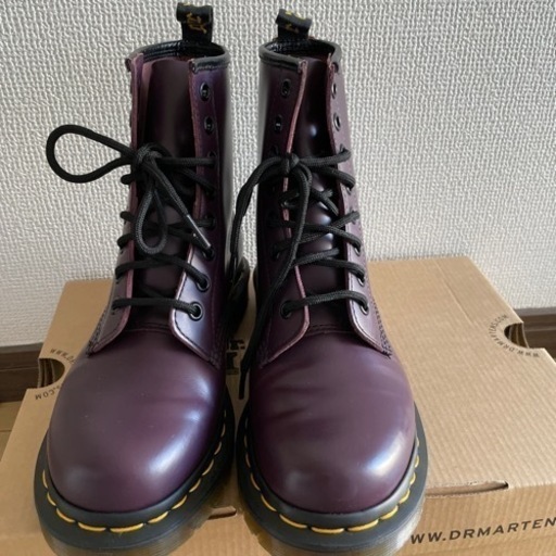 Dr.Martens    ブーツ 紫  UK4 23.0cm