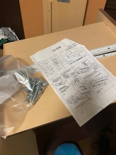 家具  セミダブルベッド　フレーム、マットレス