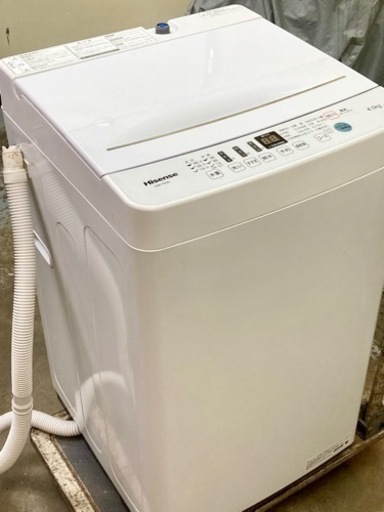 Hisense ハイセンス 4.5kg 洗濯機 HW-T45D 2020年製