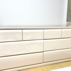 お話中【お値下げ！引き取りのみ】収納　衣類収納　引き出し付き収納...