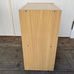 二段カラーボックス（ナチュラル）の画像