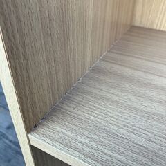 二段カラーボックス（ナチュラル）の画像