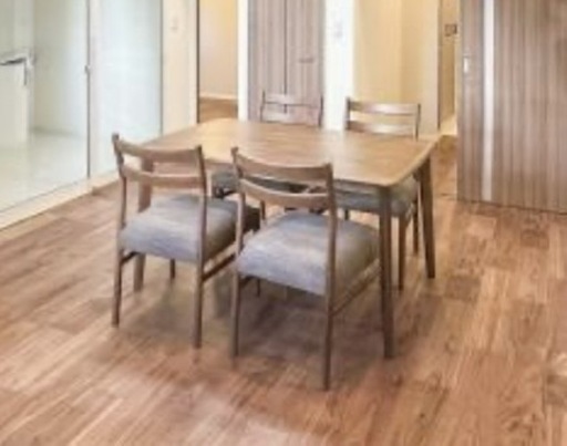 ニトリ　ダイニングテーブル　イス　セット　未使用品