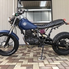 YAMAHA❗️TW200 2JL ロンスイ　スカチューン　マッドカラーの画像