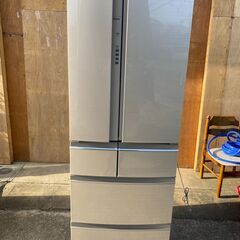 糸島市内 送料無料】冷凍 冷蔵庫 ノンフロン MR-RX46A-F1 フレンチ 6