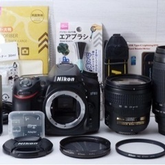 ☆Nikon D7100☆Wズームレンズ○スマホ転送○高機能 1ヶ月動作