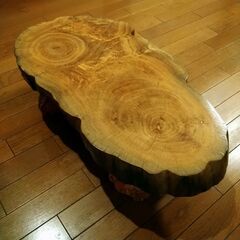 無垢材 ローテーブル 座卓 70cmの画像