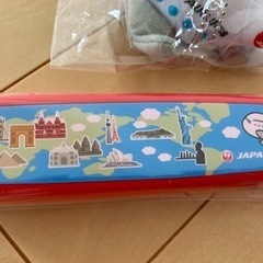 新品未使用　JAL 限定　飛行機　ぬいぐるみ　キーホルダー　スプーン　フォーク　キッズ　カトラリー　セット　非売品の画像