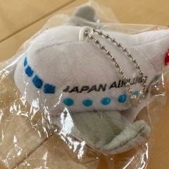 新品未使用　JAL 限定　飛行機　ぬいぐるみ　キーホルダー　スプーン　フォーク　キッズ　カトラリー　セット　非売品の画像