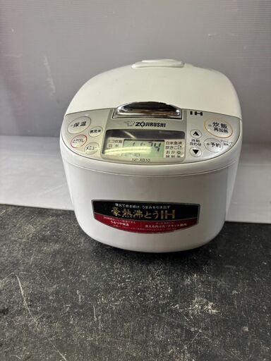 ☆中古￥7,000！ZOUJIRUSHI　5合IH炊飯ジャー　家電　NP-XB10型　【BC217】