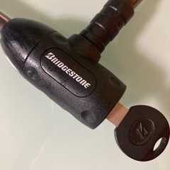 自転車ワイヤー鍵　ブリヂストン ワイヤーロック BRIDGESTONEの画像
